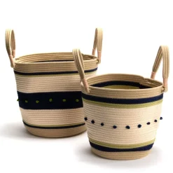 Xalas Ensemble de 2 paniers en coton^Banak Hot