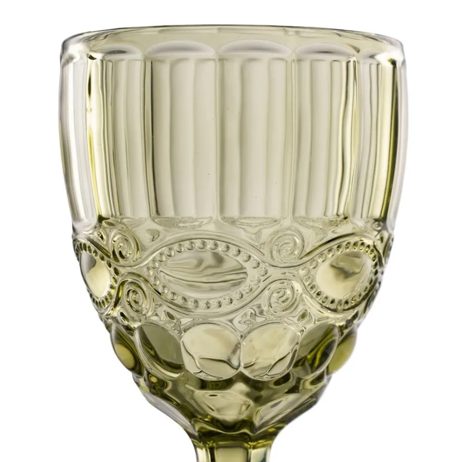 Yelas Verre à pied vert^Banak