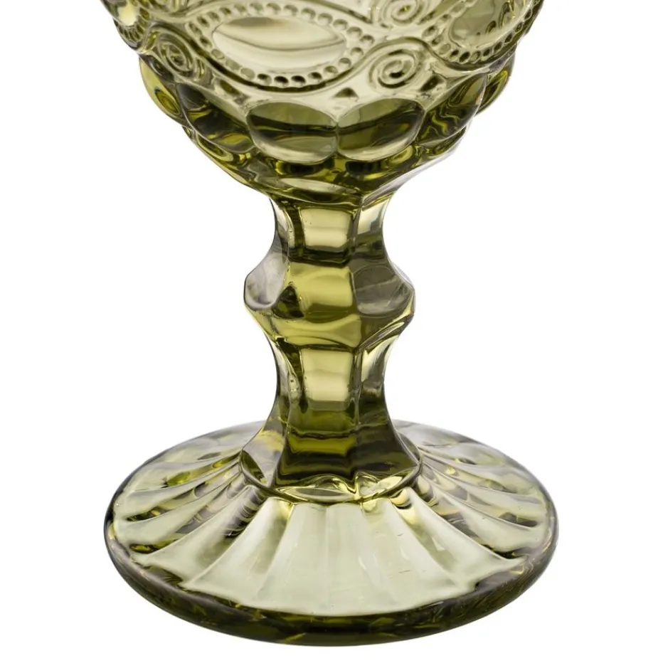 Yelas Verre à pied vert^Banak